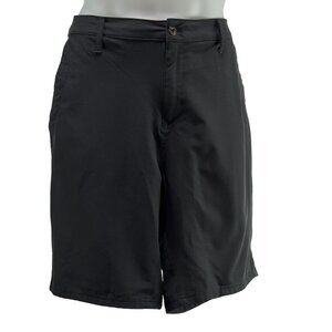 GERRY Men's 10" Black Hiking Shorts Polyester Stretch Size 36